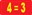 4=3