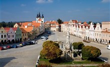 ANTOŇ - Telč - náměstí Zachariáše z Hradce, Mariánský sloup - Zdroj: České dědictví UNESCO