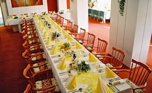 SCHAUMANNŮV DVŮR - Karlovice - slavnostní tabule