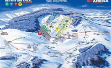RESORT UKO - Bedřichov - SKI SEVERÁK - mapa areálu