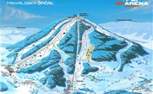 RESORT UKO - Bedřichov - SKI TANVALDSKÝ ŠPIČÁK - mapa areálu