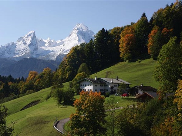 Pohled na německou horskou přírodu