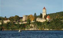 ZVÍKOV chatky - Zvíkovské Podhradí - hrad Zvíkov