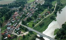 BEROUNKA - Liblín na Berounce - letecký pohled na Liblín