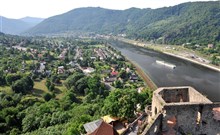 LODÍ FLORENTINA PO LABI DO ČESKÉHO STŘEDOHOŘÍ - Litoměřice - Výhled z hradu Střekov