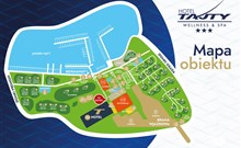 Hotel TAJTY - Wilkasy - Giżycko - Mapa okolí hotelu Tajty