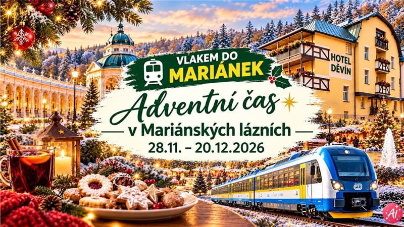 ADVENTNÍ DOVOLENÁ V MARIÁNKÁCH, SPA HOTEL DĚVÍN  - Mariánské Lázně