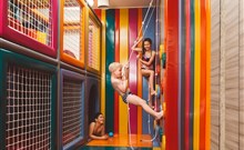 BREZA**** - Terme Olimia - Pohled na dětské prolízačky ve fun parku hotelu Breza.